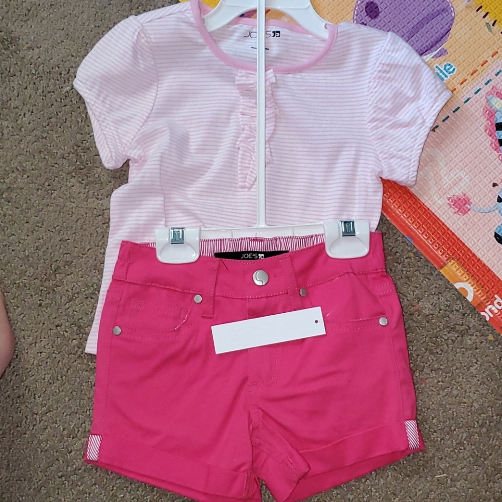Joe's Jeans Shorts Set Pink 4